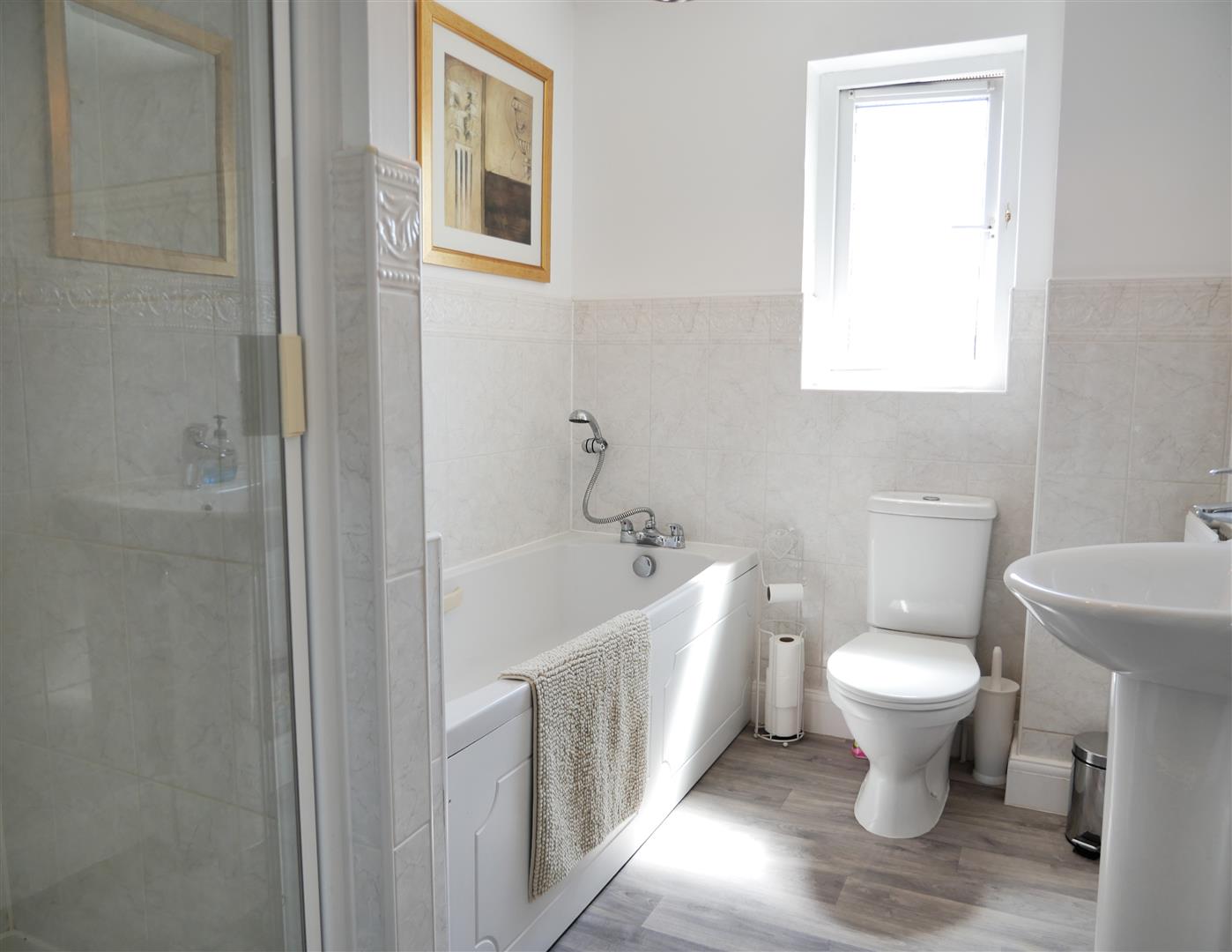 four piece main bathroom